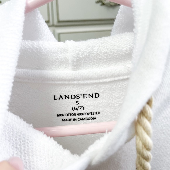 NWOT Land’s End Girls Hoodie - Picture 3 of 4